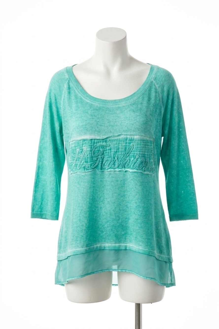 NEW ANGEL fashion top in teal